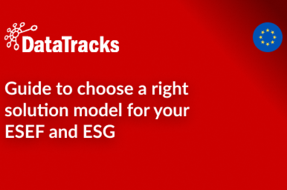 Guide to choose a right solution model for your ESEF and ESG